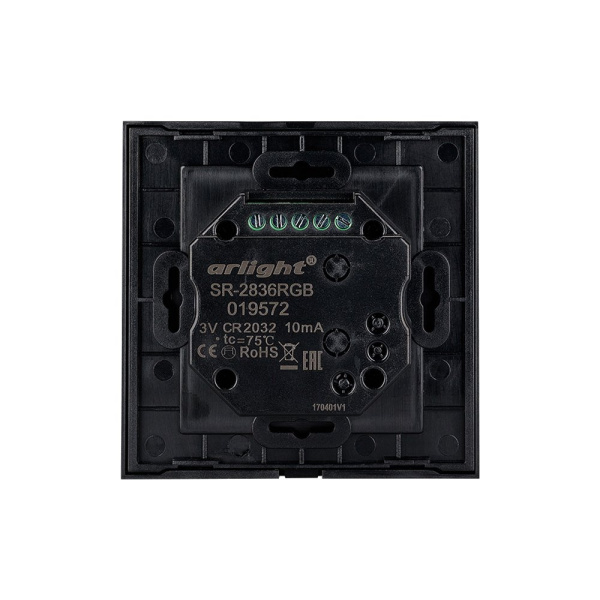 Купить Arlight Панель Rotary SR-2836-RGB Black (3V,RGB,1зона) (IP20 Пластик, 3 года) 019572