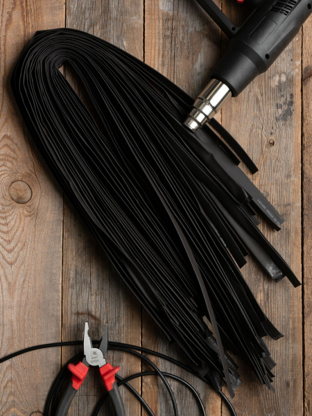 Купить EKF PROxima Термоусаживаемая трубка ТУТ нг 16/8 черная в отрезках по 1м