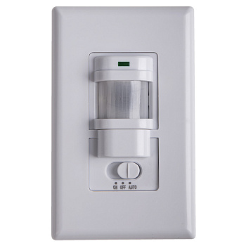 Датчик движения встраиваемый ДДВ 02, 180°,5-800 Вт,10-2000Лк, 9 м,10-420 сек Rexant 11-9215