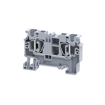 КЭАЗ Клемма проходная пружинная OptiClip CX-6-I-41A-(0,2-6)-серый
