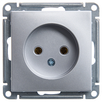 SE Wessen 59 Матовый хром Розетка б/з без шторок, 16А RS16-153-5-86