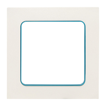 EKF PROxima Стокгольм Белый Линия синяя Рамка 1-ая