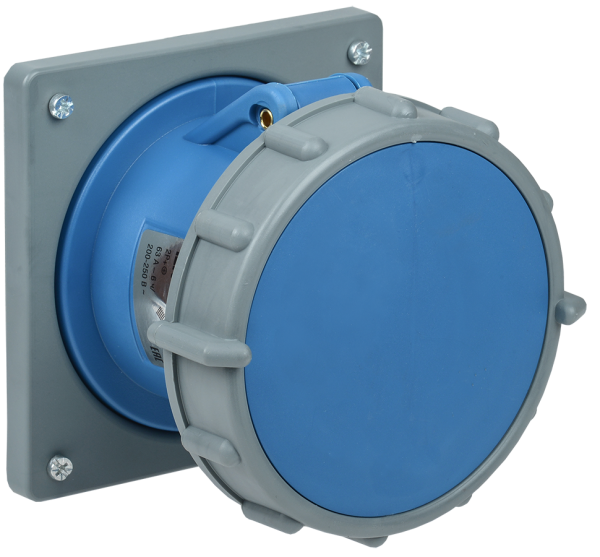 Купить IEK Розетка встраиваемая MAGNUM ССИ-433 63А-6ч/200-250В 2P+PE IP67