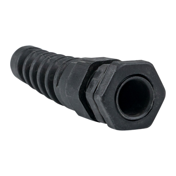 Купить EKF PROxima Сальник PG7 IP54 (100 шт) с гибким отводом d отв. 11 мм / d провод. 3-6,5 мм (чёрный)