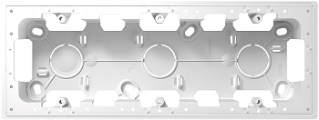 Simon 24 Алюминий Коробка подъемная на 3 поста для накладного монтажа S24 2400753-033