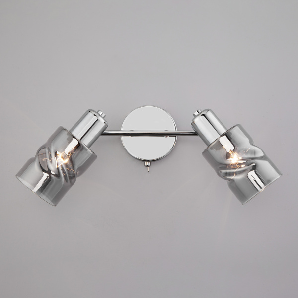 Купить Eurosvet Настенный светильник с поворотными плафонами 20120/2 хром a057766