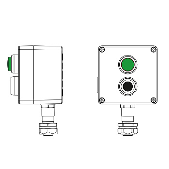 DKC CPE-A-12-(1xP1B(11)-1xLG(250))-1xKAEPM2MHK-20(C)1Ex d e IIC Т5 Gb / Ex tb IIIC T95°C Db IP66
