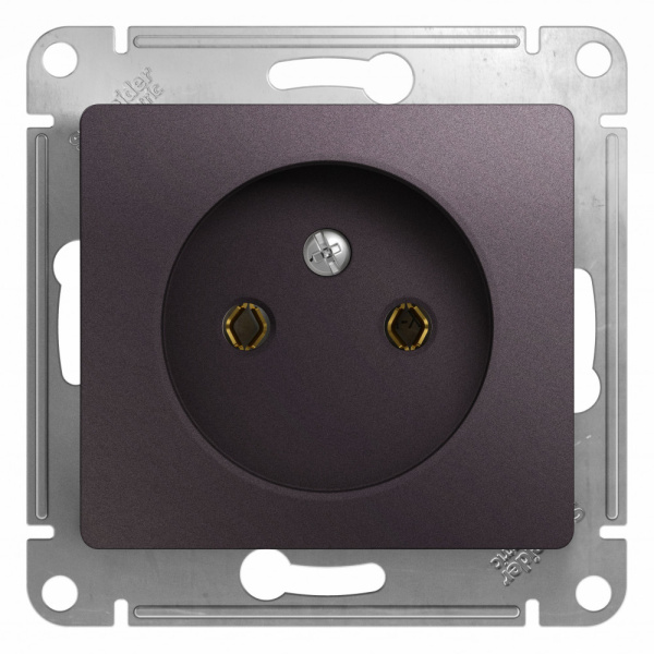 Купить Systeme Electric Glossa Сиреневый туман Розетка б/з