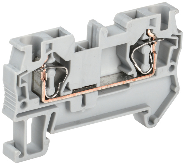 IEK Клемма пружинная КПИ 2в-4 41А серый