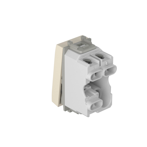 Купить DKC Выключатель модульный, "Avanti", "Ванильная дымка", 1 модуль