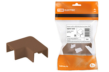 TDM Поворот на 90 гр. КМП 40x25 бук (4 шт./комп.) SQ0411-0345