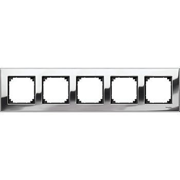 SE Merten SM M-Elegance Хром Рамка 5-ая MTN403539