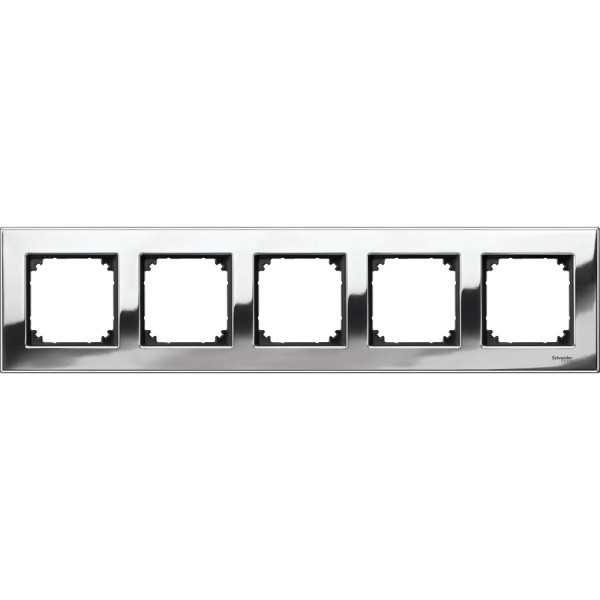 SE Merten SM M-Elegance Хром Рамка 5-ая MTN403539