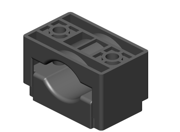 EKF Одиночное кабельное крепление D 25-40 мм