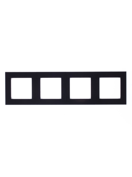 Купить ABB EPJ Levit антрацит / дымчатый чёрный Рамка 4 поста 2CHH015040A6063