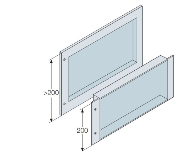 ABB Панель глухая углубленная 300x600мм ВхШ EH3064K