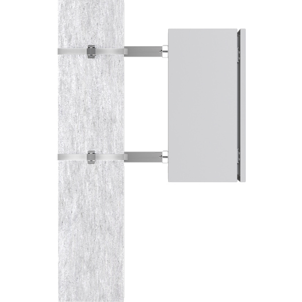 Купить EKF Basic Кронштейн для удаления шкафа от столба на 150 мм.