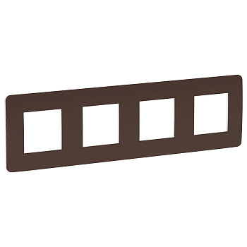SE Unica Studio Шоколад/Белая Рамка 4-ная NU280816