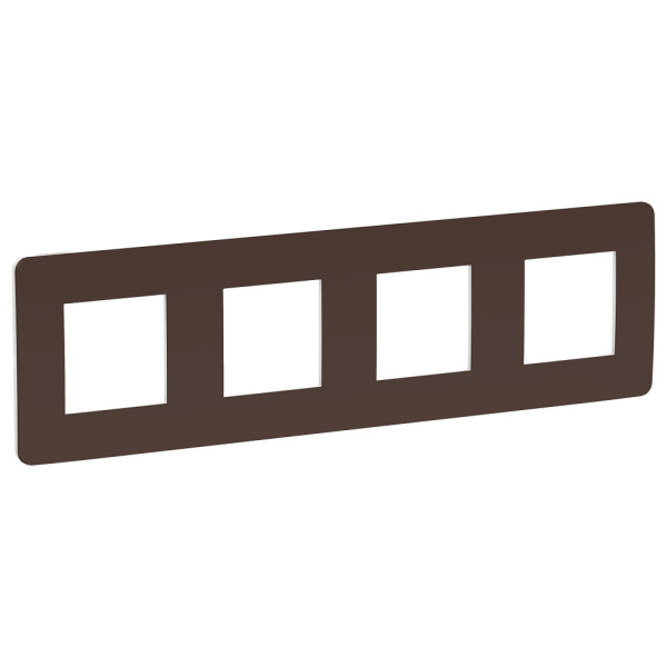 SE Unica Studio Шоколад/Белая Рамка 4-ная NU280816