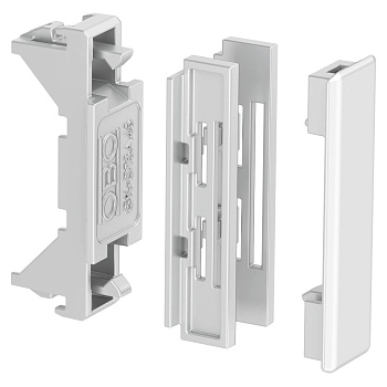 OBO Bettermann Соединитель крышки кабель-канала Rapid 45-2, поликарбонат/АВС-пластик, алюминиевый цвет 6113034