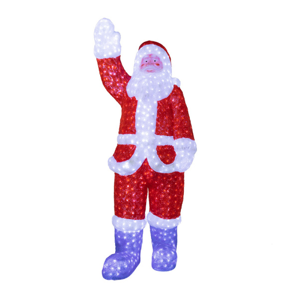 NEON-NIGHT Акриловая светодиодная фигура "Санта Клаус" 210х75х60 см, IP65 понижающий трансформатор в комплекте, 513-182