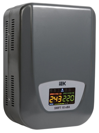 IEK Стабилизатор напряжения настенный серии Shift 10 кВА IVS12-1-10000