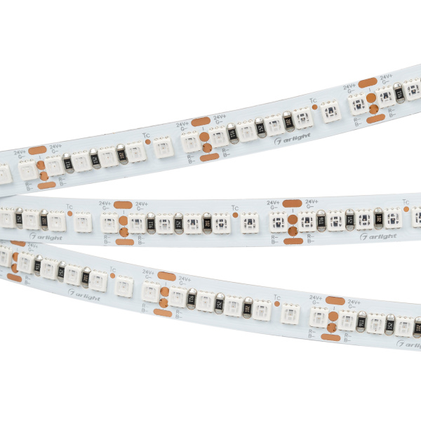 Arlight Светодиодная лента RT-G168-10mm 24V RGB (17.3 W/m, IP20, 3838, 5m) (Открытый) 028256(2)