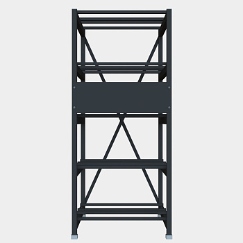 Systeme Electric Стеллаж 5 полочный 2 ряда 800х935х1855