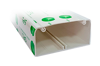 SPL Кабель-канал с крышкой 105x50 мм (короб+крышка) 2 метра (010429 - SPL - 105001S)