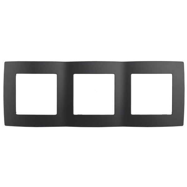 ЭРА 12-5003-05 Антрацит Рамка на 3 поста, 12