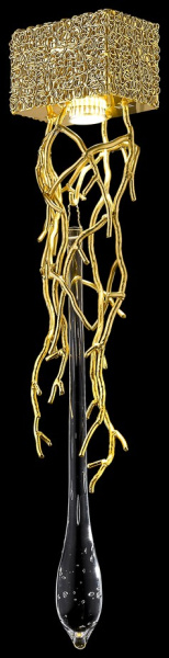 Wertmark WE186.01.401 Светильник настенный Матовое золото/Прозрачный GU10 1*40W