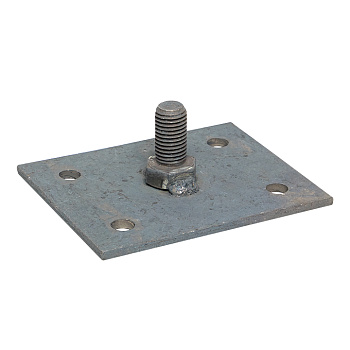 EKF PROxima Пластина монтажная 120х120мм  М16