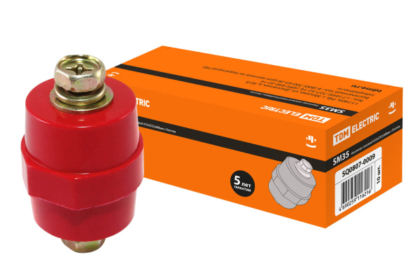 TDM ELECTRIC Изолятор SM35 силовой H35xD32xM8мм с болтом SQ0807-0009