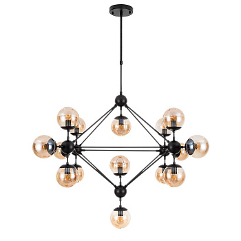 Arte Lamp BOLLA Светильник подвесной лампа накаливания A1664SP-15BK