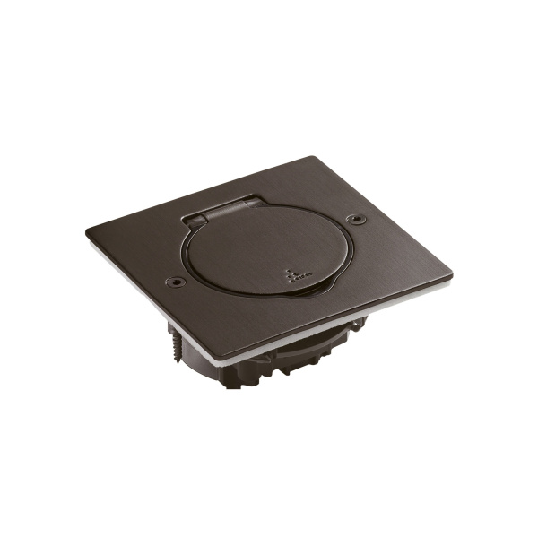 Legrand Коричневый Блок встраиваемый, квадрат, 2 модуля, IP44 089750