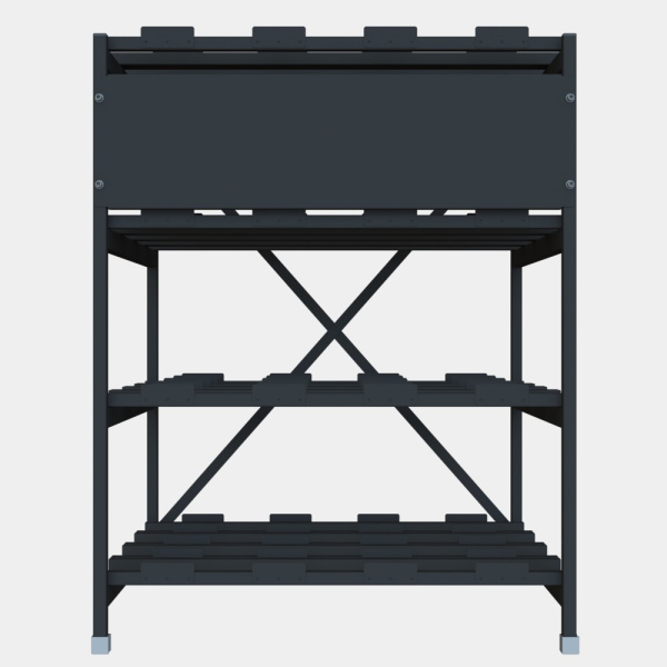 Systeme Electric Стеллаж 4 полочный 4 ряда 896х769х1160