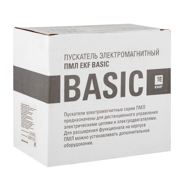 Купить EKF Basic Пускатель электромагнитный серии ПМЛ-4160М 65А 400В  Basic