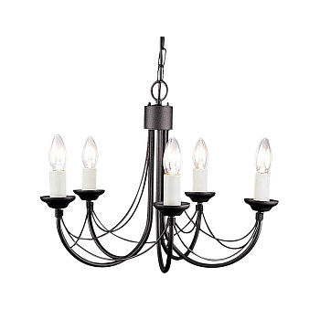 Natural Concept CARISBROOKE Люстра CB5-BLACK Natural Concept CARISBROOKE Люстра CB5-BLACK