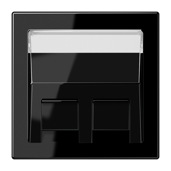 JUNG Накладка для модульных разъемов, чёрный LS569-30BFPLSW