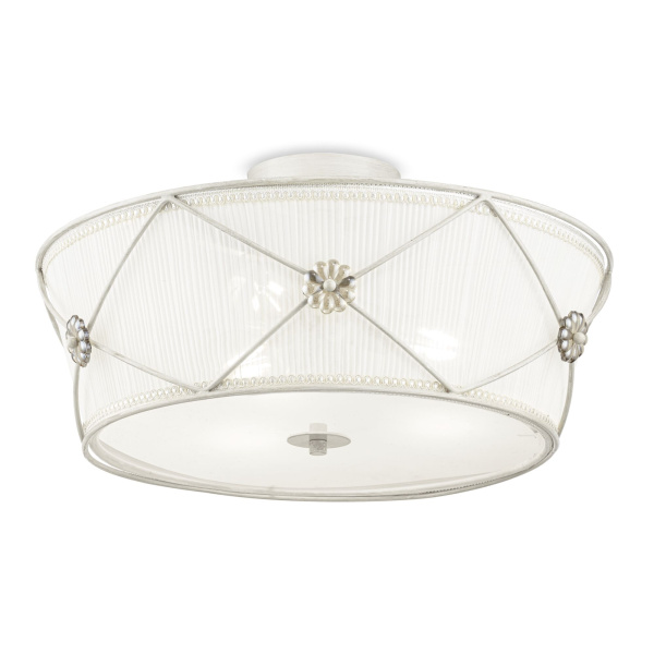 Купить Maytoni Elegant Lea Жемчужный белый Потолочный светильник 3xE27 40W ARM369-03-G