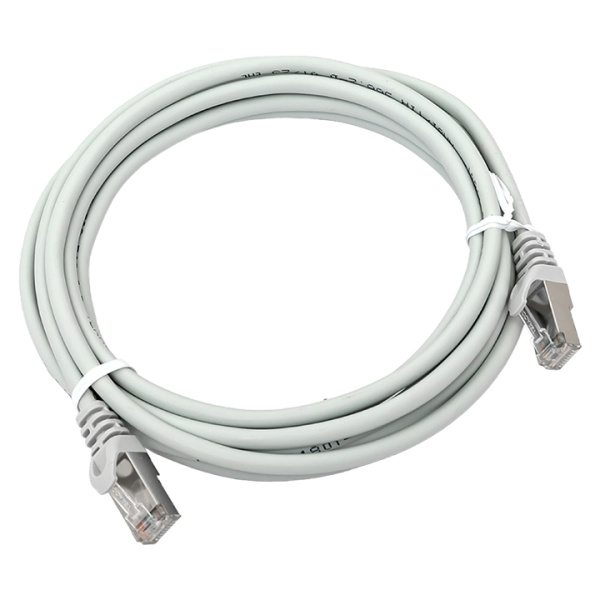 EKF Патч-корд TERACOM PRO Cat.5E экранированный FTP оболочка LSZH серый (3,0м)