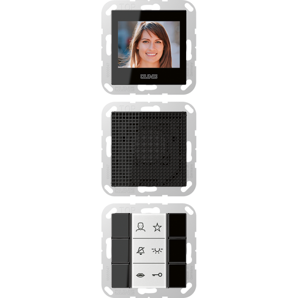 JUNG Video-внутренняя панель, чёрный SIVIA622SW