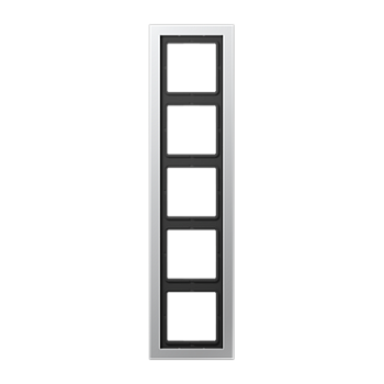 JUNG LSD Алюминий Рамка 5-ая (лакированный) ALD2985-L