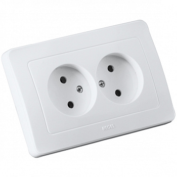 Hegel Мастер внутр Белая РС16-341 Розетка двойная