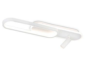 Ambrella Светильник светодиодный настенно-потолочный с пультом FL5108/2+1 WH белый 53W 3000K/4200K/6400K+4200K 600*120*110 (ПДУ ИК) Ambrella Светильник светодиодный настенно-потолочный с пультом FL5108/2+1 WH белый 53W 3000K/4200K/6400K+4200K 600*120*110 (ПДУ ИК)