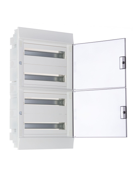 Купить ABB Mistral41 Бокс в нишу 72М прозрачная дверь (c клемм) 1SLM004101A2210