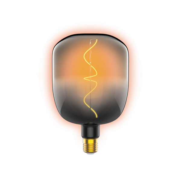 Купить Gauss Лампа Filament V140 5W 200lm 1800К Е27 black-clear flexible LED 1008802105