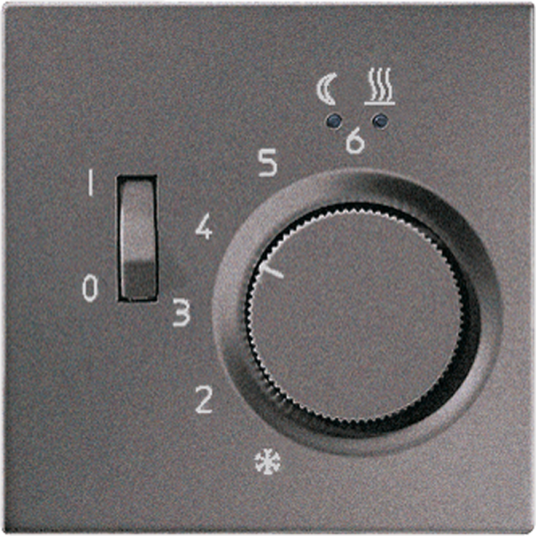 Купить JUNG LS 990 Антрацит Регулятор теплого пола, 10(4)А FTRAL231AN