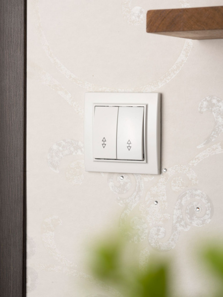 Купить EKF Basic Минск Белый Выключатель проходной 2-кл, 10А, СП