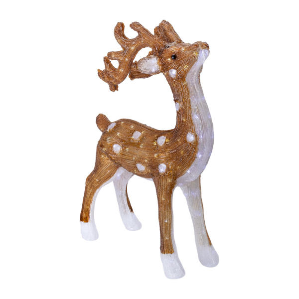 NEON-NIGHT Акриловая светодиодная фигура «Пятнистый олень» 50х25х75 см, IP65, понижающий трансформатор в комплекте 513-281